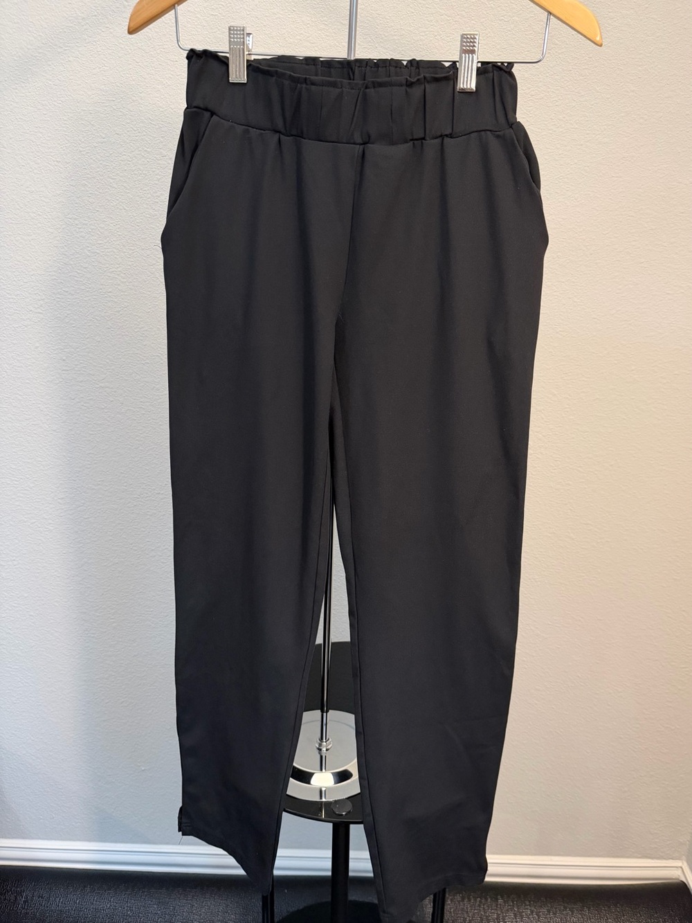Joie Black Paperbag High Waist Elastic Jogger Trouser Pants Size XS